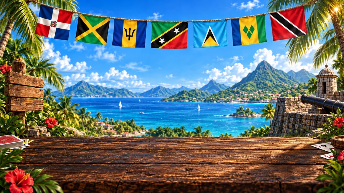 GoPack’s Caribbean seaside card table